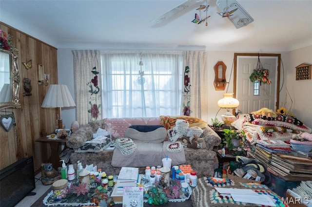 view of living area