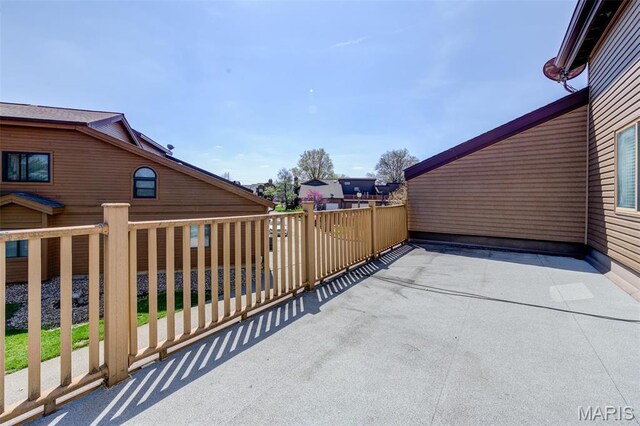 228 Hemingway Ln Unit F, Weldon Spring, MO 63304 - view of patio / terrace featuring fence