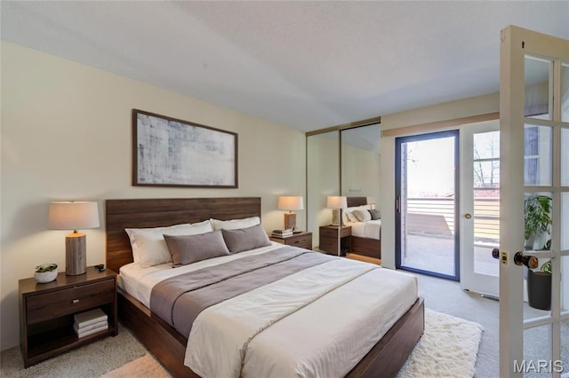 228 Hemingway Ln Unit F, Weldon Spring, MO 63304 - bedroom with access to outside and light colored carpet