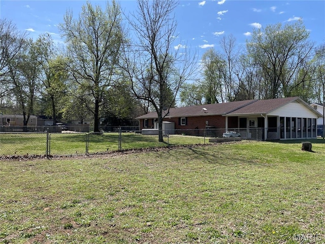 49 S St St, Piedmont, MO 63957 - view of yard with a sunroom