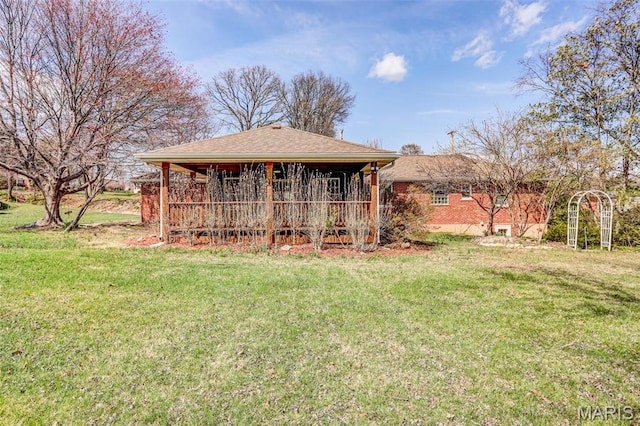view of outdoor structure