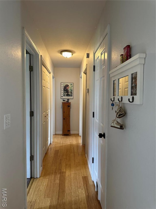 404 Crystal Ln, Rosebud, MO 63091 - hall featuring light wood-style flooring and baseboards