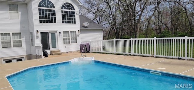 6110 Courtney Way, Imperial, MO 63052 - view of pool featuring entry steps, a patio, fence, and area for grilling