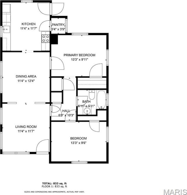 2326 Patton Ave, Saint Louis, MO 63144 - room layout