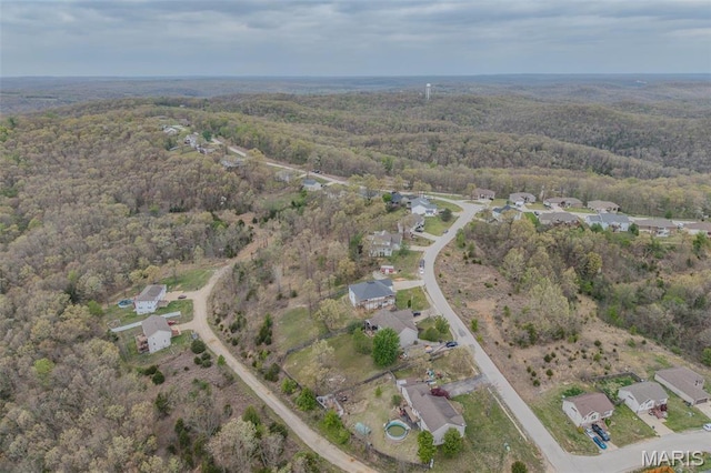 20270 Hyatt Ln, Saint Robert, MO 65584 - aerial overview of property's location with a heavily wooded area