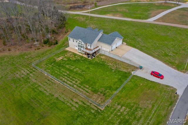 view of subject property