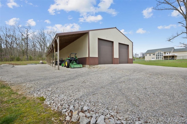 view of outbuilding featuring an outdoor structure
