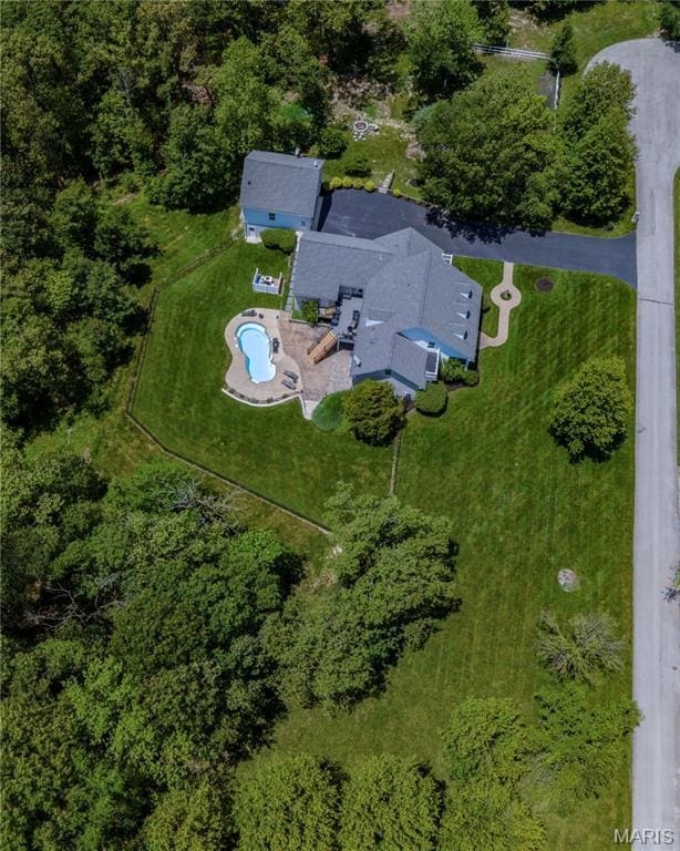 809 Star Ridge Ct, Defiance, MO 63341 - view of property location featuring a pool area