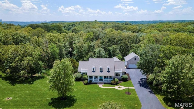 809 Star Ridge Ct, Defiance, MO 63341 - view of subject property featuring a forest