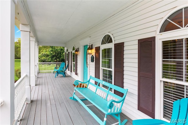 809 Star Ridge Ct, Defiance, MO 63341 - view of wooden porch