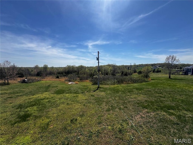 18410 Charity Dr, Dixon, MO 65459 - view of grassy yard with a rural view