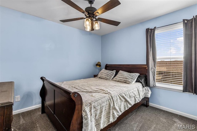 1869 Sunset Rdg, Festus, MO 63028 - carpeted bedroom with baseboards and ceiling fan