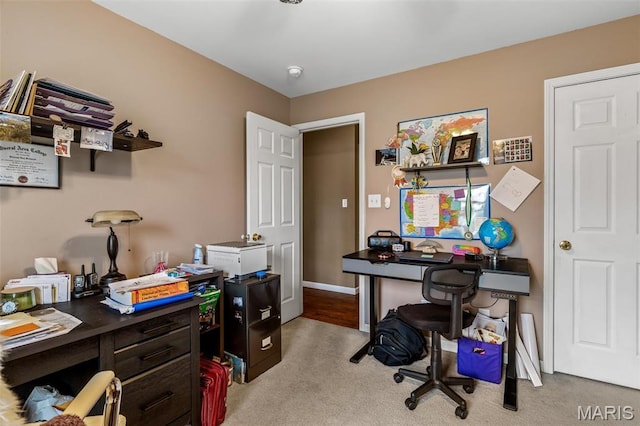 790 Isabella Ct, Farmington, MO 63640 - carpeted home office featuring baseboards