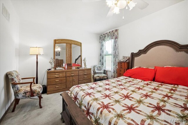 13011 Mystic Bend Ln, Black Jack, MO 63033 - bedroom featuring carpet flooring and a ceiling fan