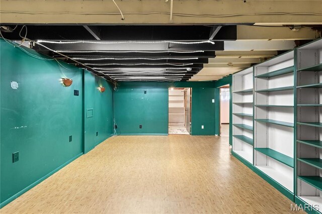 1630 Bobbinray Ave, Florissant, MO 63031 - unfinished basement featuring wood finished floors