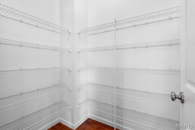 view of pantry