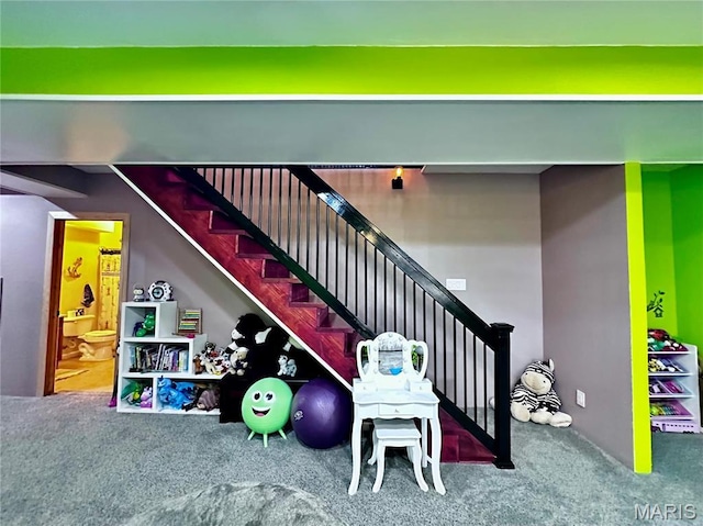 127 Kehner Rd, Steelville, MO 65565 - stairs with carpet flooring