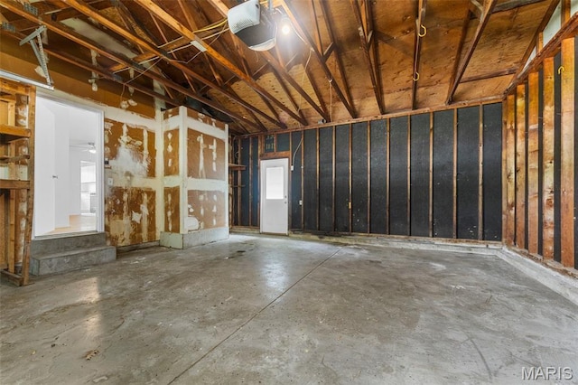 1455 Burnside Ct, Florissant, MO 63031 - misc room with a garage and concrete flooring