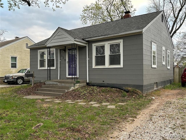 127 Whitelaw Ave, East Alton, IL 62024 - bungalow with a chimney and roof with shingles