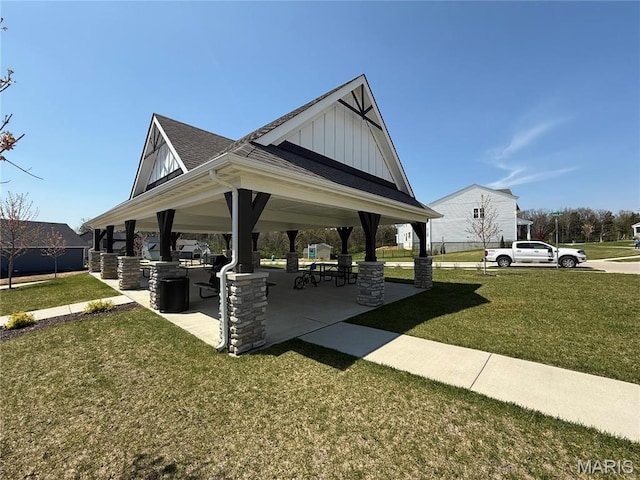536 Edison Way, Wentzville, MO 63385 - view of community with a yard and a gazebo