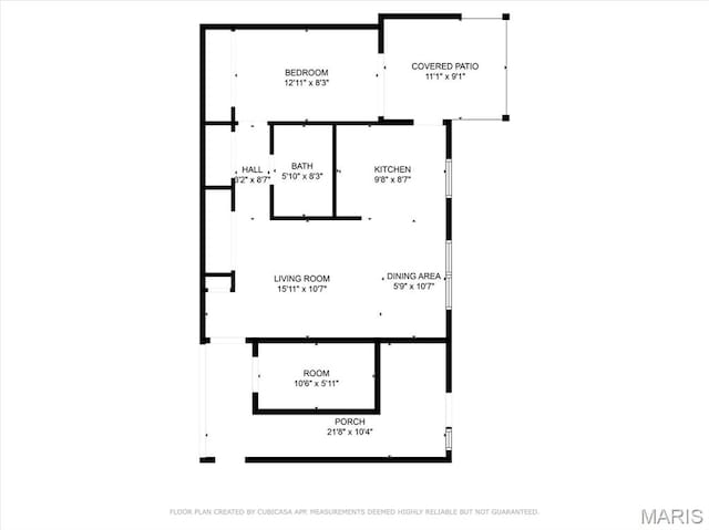 1707 Mayenne Ct Unit B, Saint Louis, MO 63125 - room layout