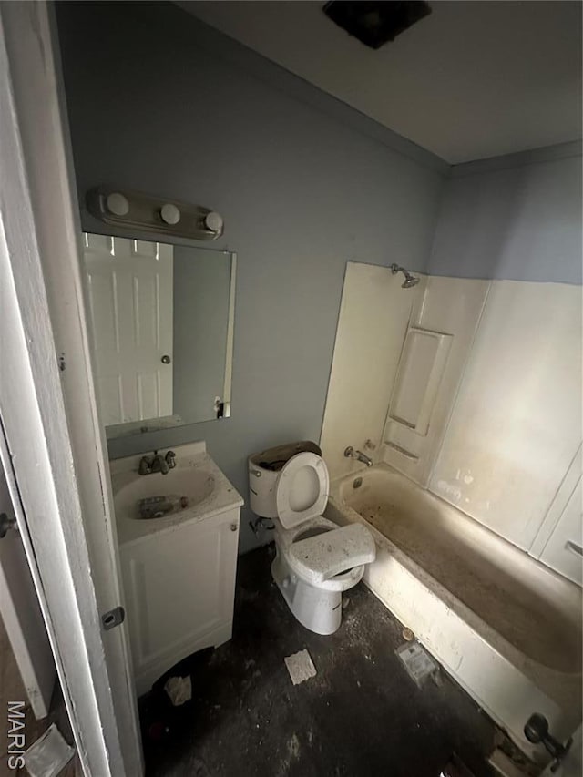 1420 Redman Blvd, Saint Louis, MO 63138 - full bathroom with vanity, tub / shower combination, and toilet