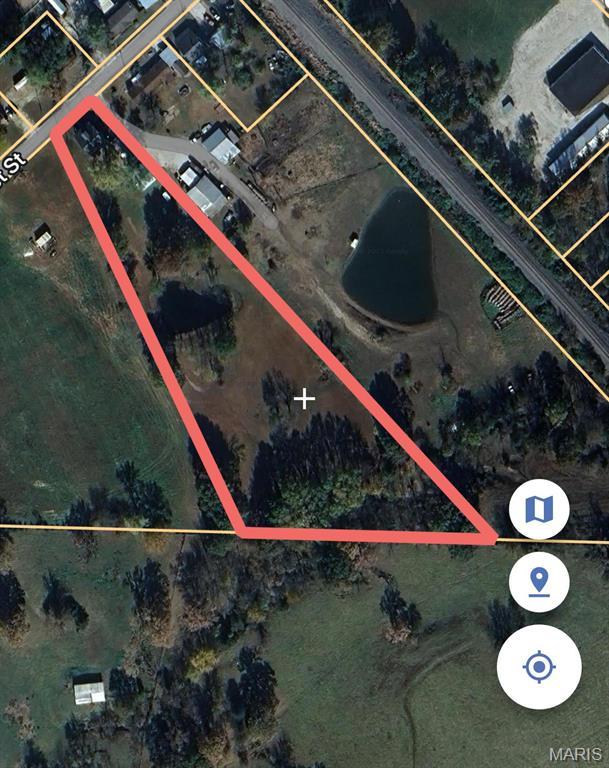 111 SE St, Wellsville, MO 63384 - aerial view of property's location
