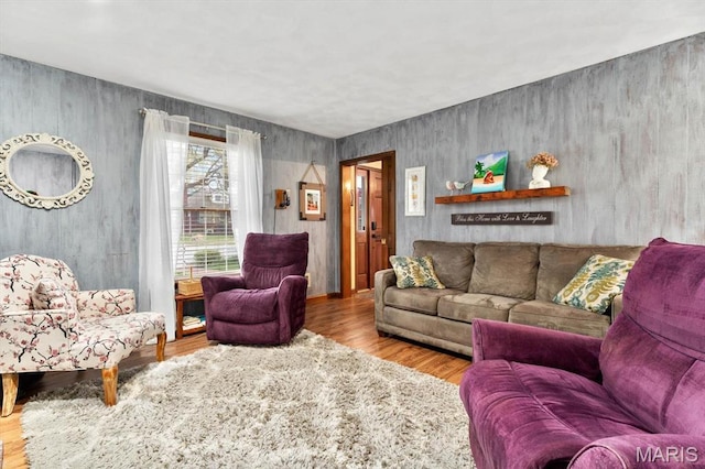 411 S High St, Belleville, IL 62220 - living area featuring wood finished floors