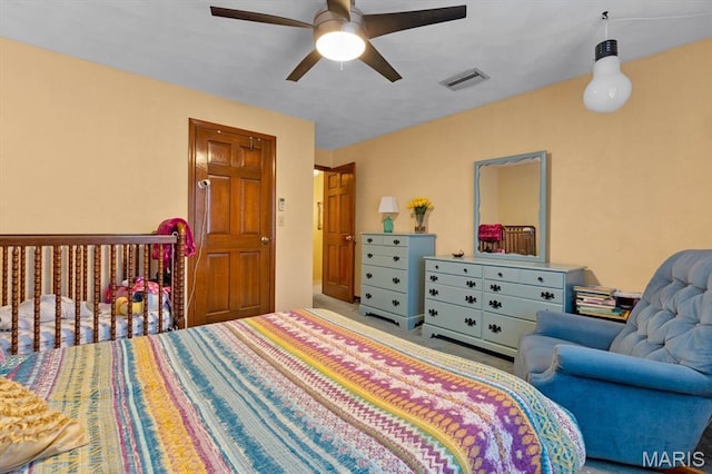 411 S High St, Belleville, IL 62220 - bedroom featuring ceiling fan