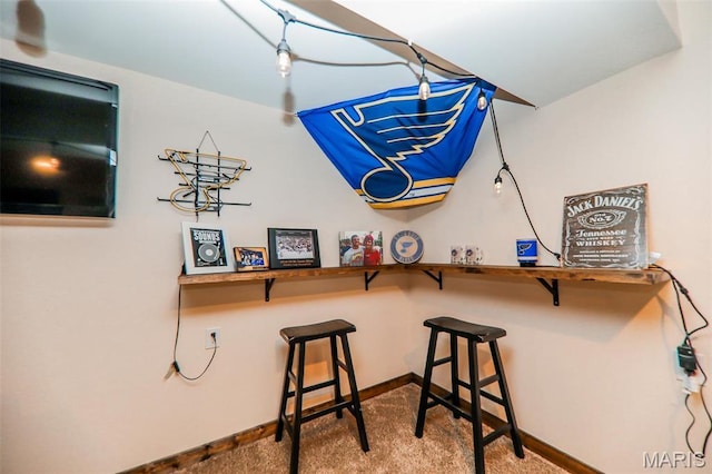 2605 Buenger Blvd, Granite City, IL 62040 - carpeted dining room featuring baseboards