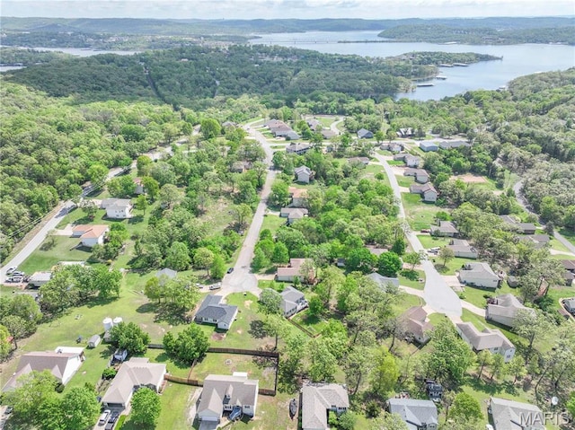 142 Oregon Ln, Kimberling City, MO 65686 - view of property location featuring a large body of water, a forest, and nearby suburban area