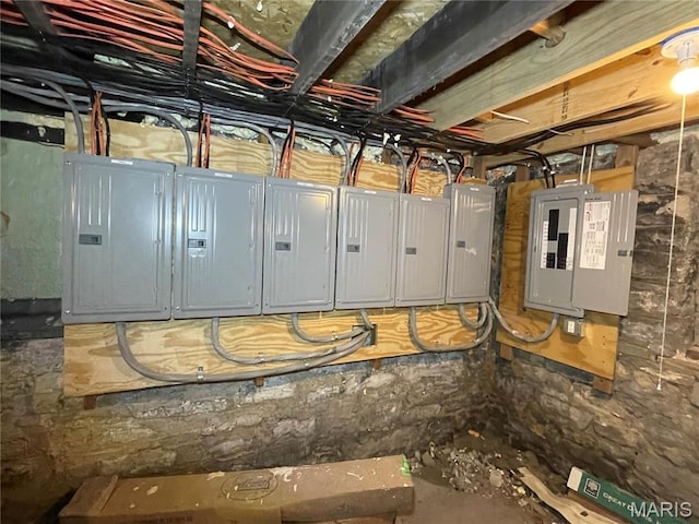 utilities with electric panel
