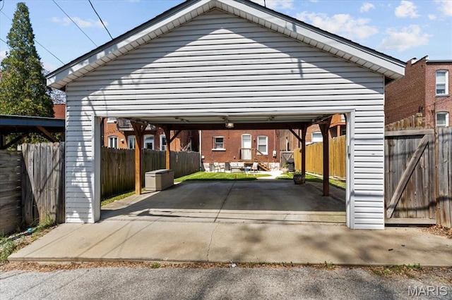 3884 Wyoming St, Saint Louis, MO 63116 - view of vehicle parking featuring fence