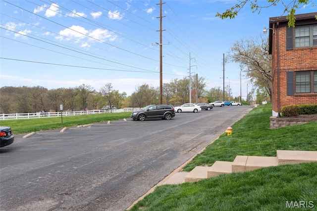view of asphalt street