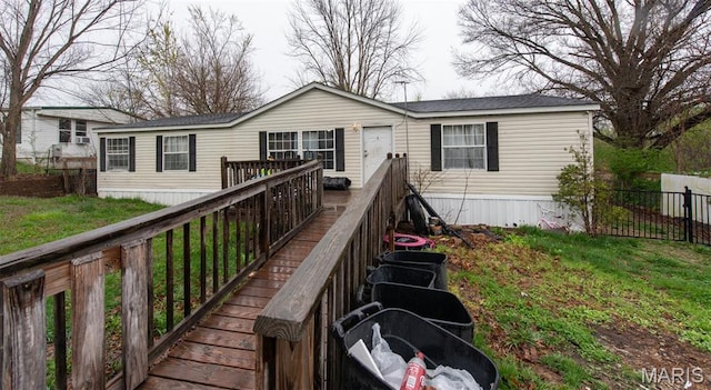 631 Carolee Ct, Villa Ridge, MO 63089 - view of front of property with a deck