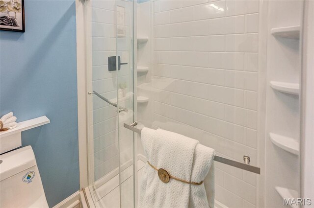 731 Dugger St, Bethalto, IL 62010 - full bath with a shower stall