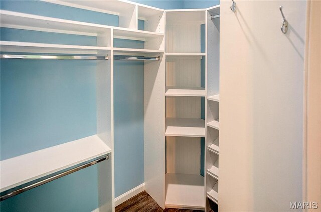 731 Dugger St, Bethalto, IL 62010 - walk in closet with wood finished floors