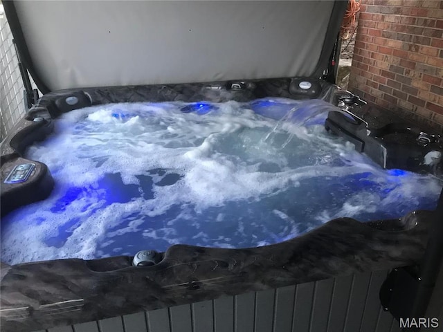 exterior view of a jacuzzi