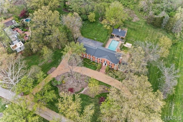 21 Log Cabin Dr, Saint Louis, MO 63124 - aerial view of property's location
