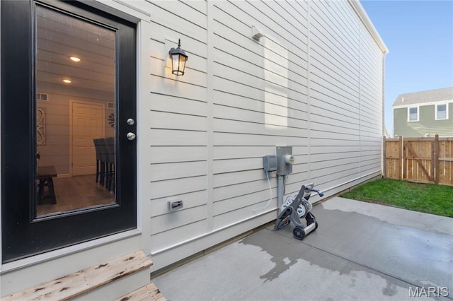 104 Tiber Way, Saint Charles, MO 63301 - doorway to property with a patio