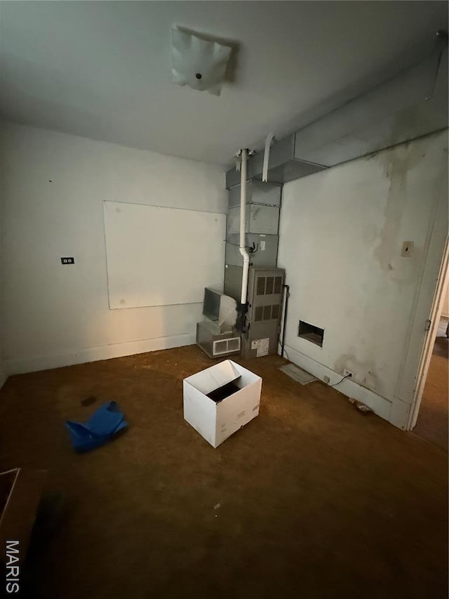 5920 County Rd 20, Belleview, MO 63623 - unfinished below grade area with heating unit