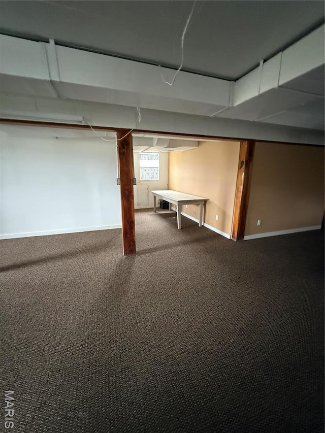 5920 County Rd 20, Belleview, MO 63623 - basement featuring carpet floors and baseboards