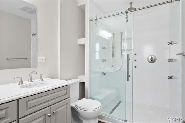 362 Hibler Ct, Saint Louis, MO 63141 - full bath featuring a shower stall, toilet, and vanity