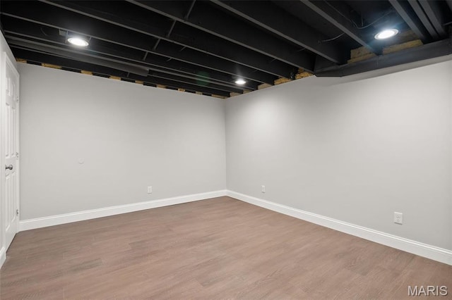 362 Hibler Ct, Saint Louis, MO 63141 - finished basement with wood finished floors and baseboards