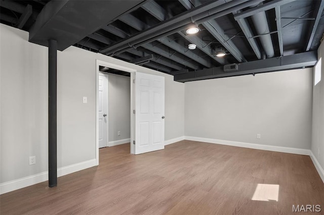 362 Hibler Ct, Saint Louis, MO 63141 - finished basement with wood finished floors and baseboards