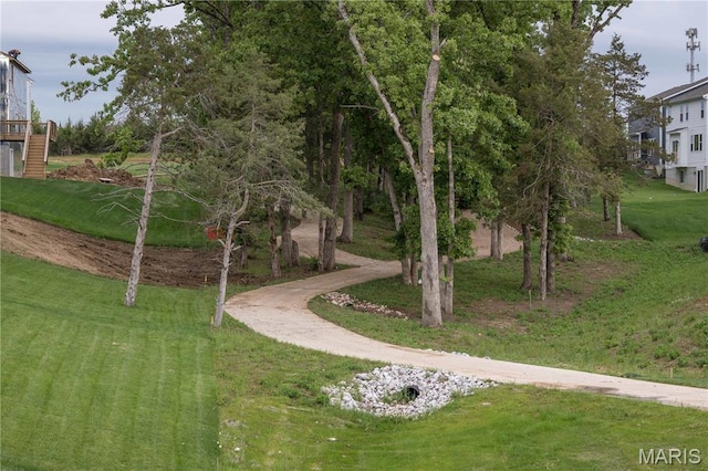 226 Talbot Way, Wentzville, MO 63385 - view of home's community with a lawn and stairway