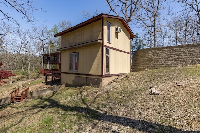 13145 Wanda Lee Ln, Saint Genevieve, MO 63670 - view of property exterior featuring a deck