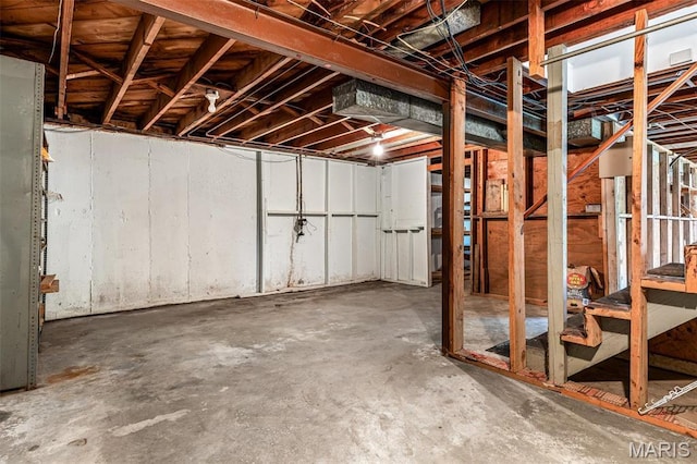 8907 Spur Ln, Saint Louis, MO 63121 - view of unfinished below grade area