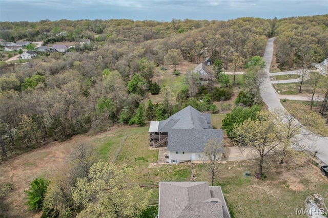 20373 Heritage Rd, Saint Robert, MO 65584 - aerial view of property and surrounding area featuring a forest