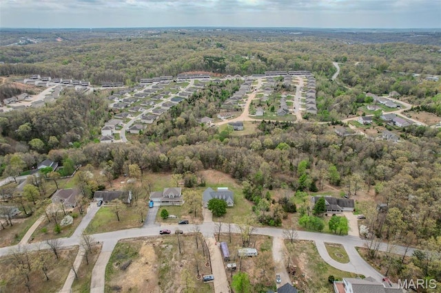 20373 Heritage Rd, Saint Robert, MO 65584 - view of property location with a heavily wooded area and nearby suburban area